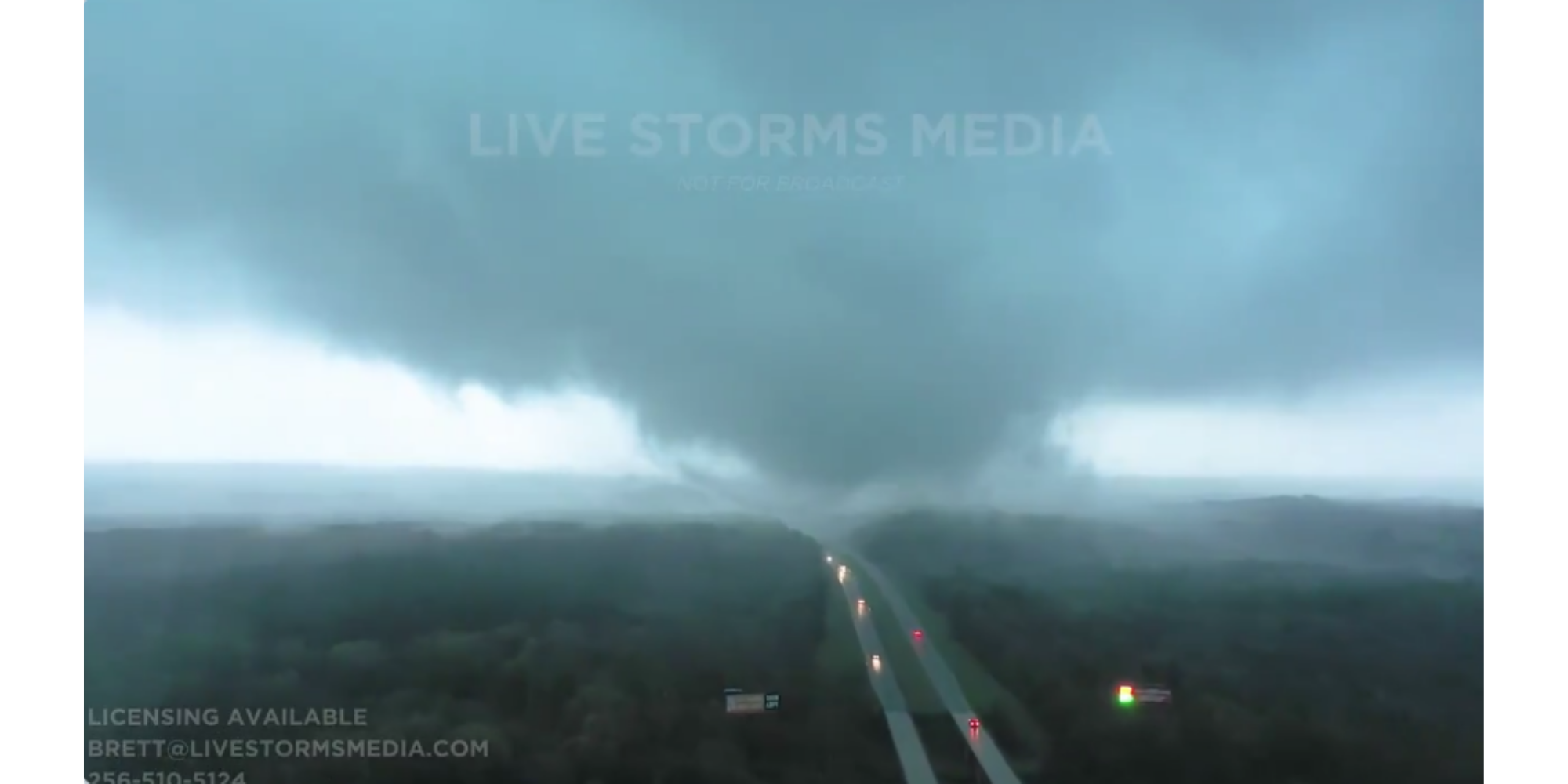 Drone Footage Reveals Tornado Devastation In Alabama