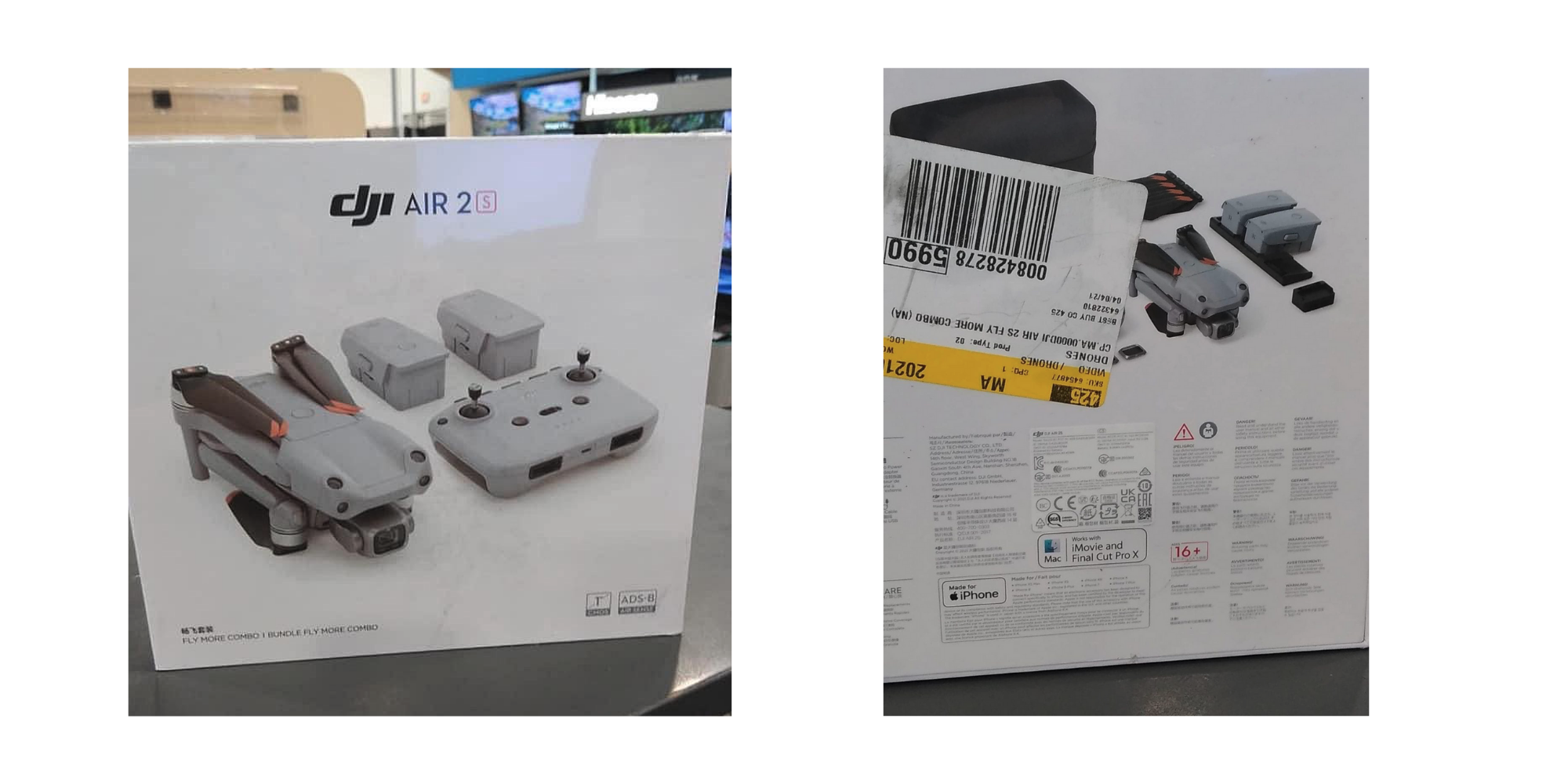 DJI Air 2S spotted on shelves at North Carolina Best Buy - DroneDJ