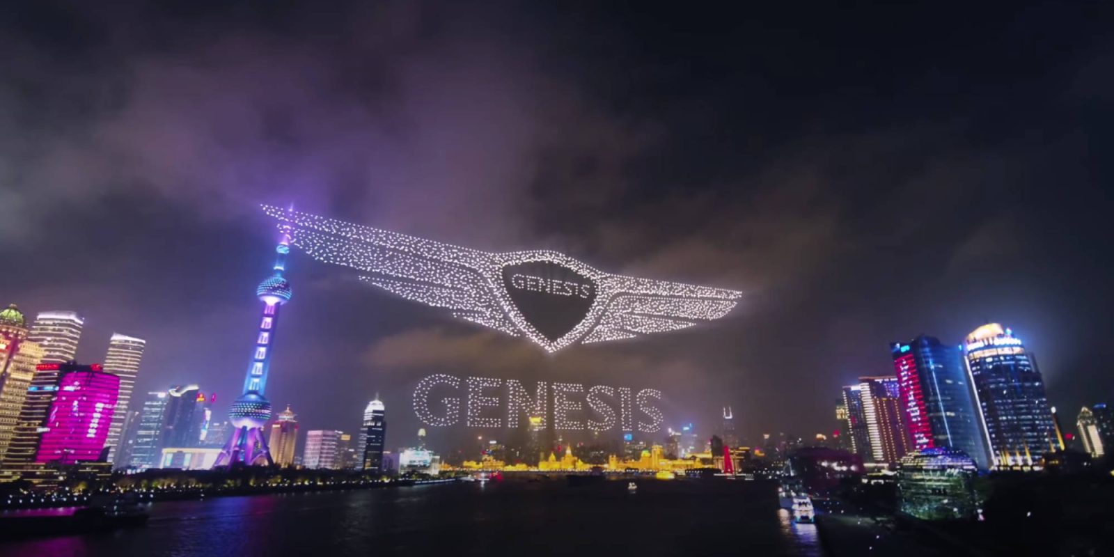 Genesis sends up 3,281 drones in recordbreaking drone show