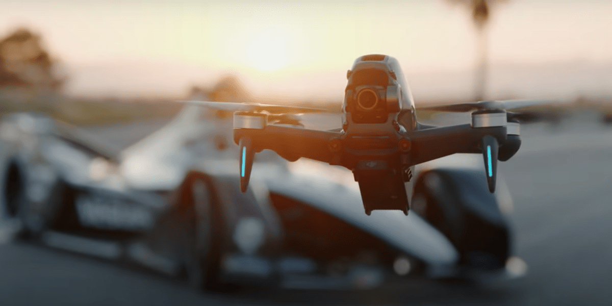 dji fpv drone racing car