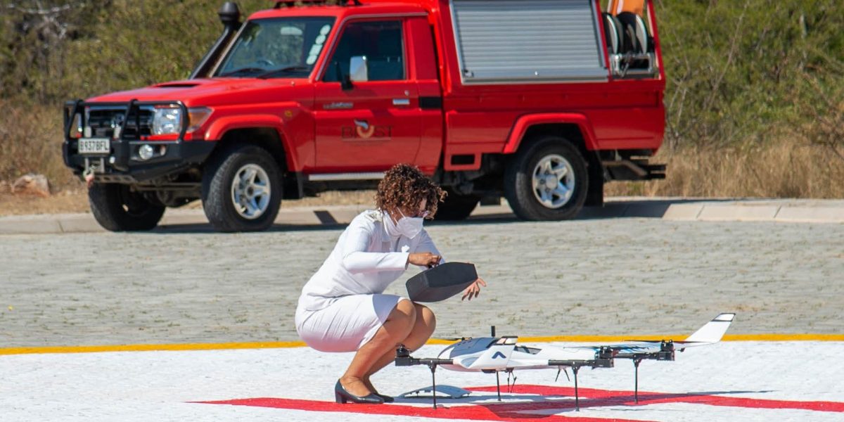 medical drone delivery botswana