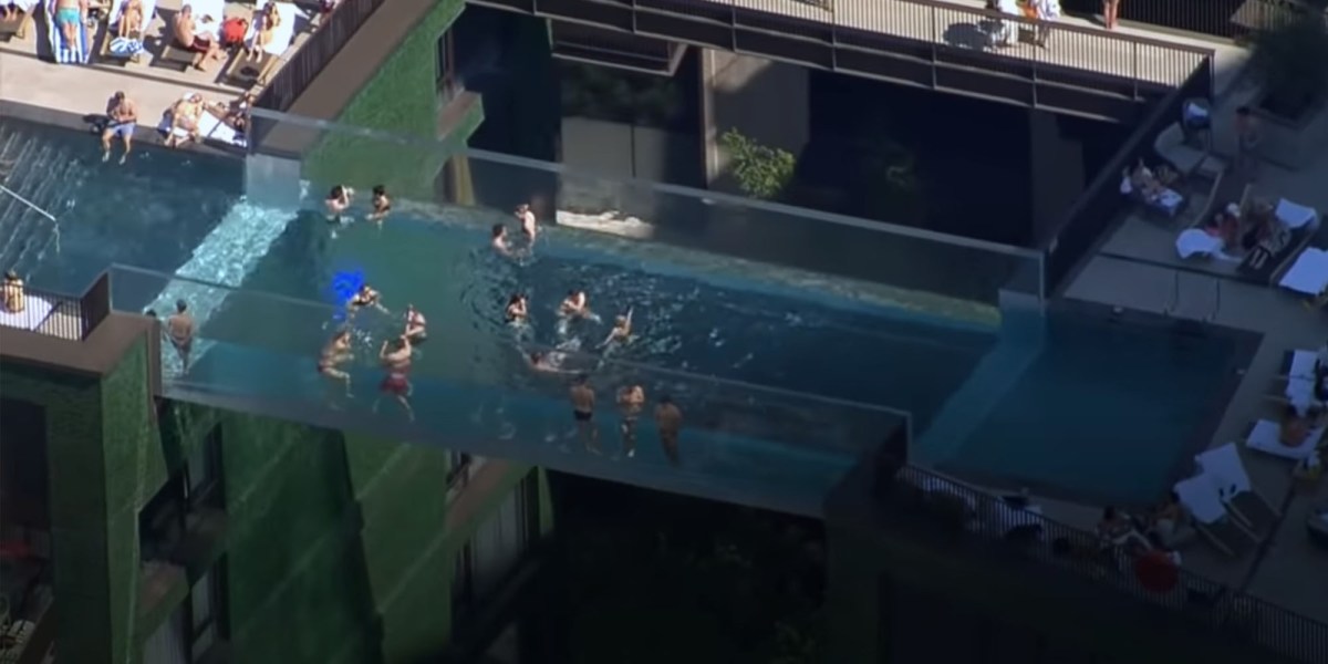 Watch This Drone Video Of London S Startling Sky Pool