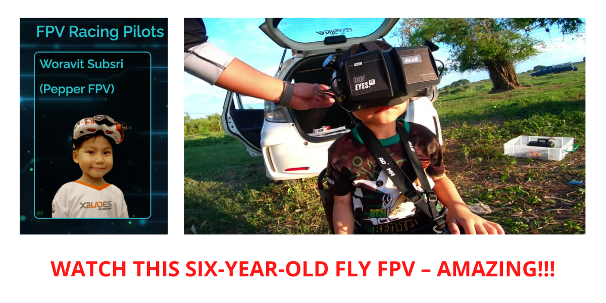 Six-year-old FPV pilot Thailand