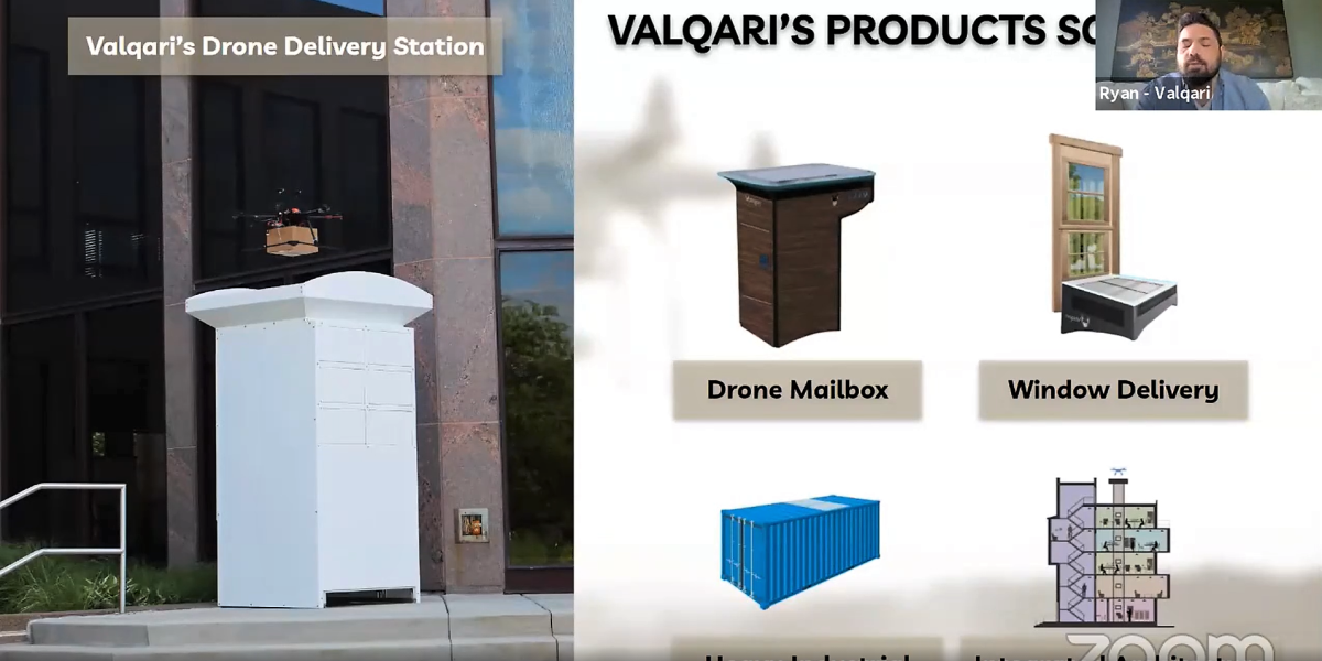 valqari drone delivery mailbox