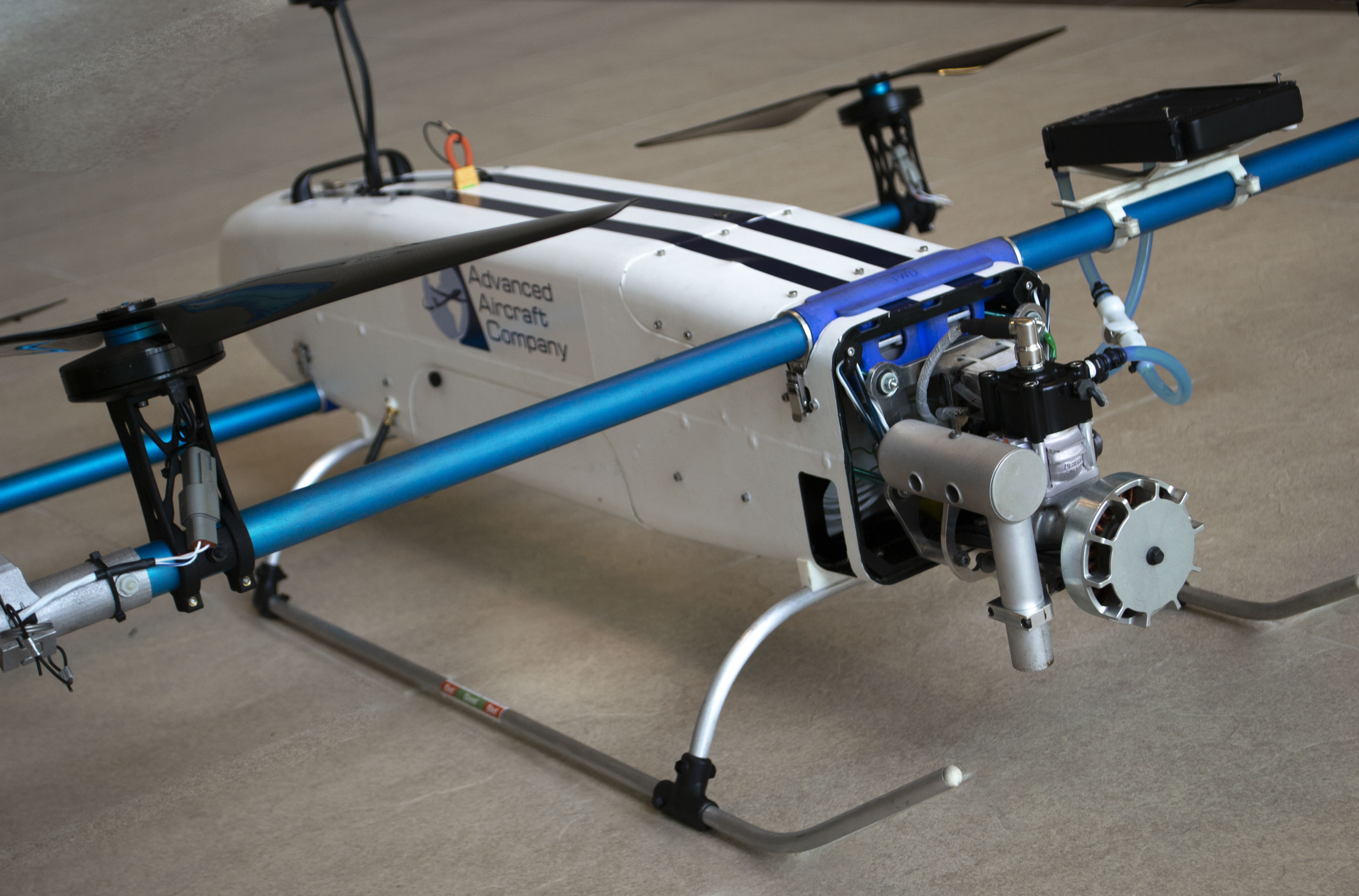 hybrid gas electric drone