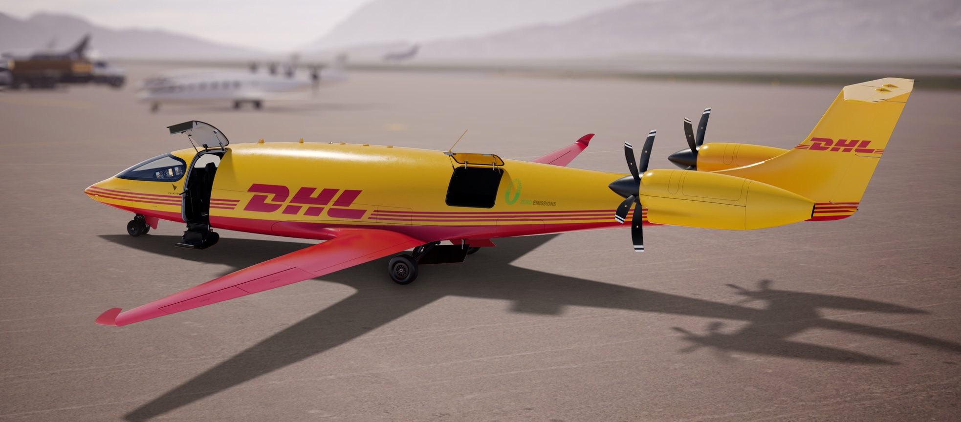 DHL Express запускает парк электрических грузовых самолетов, приобретая самолеты Eviation