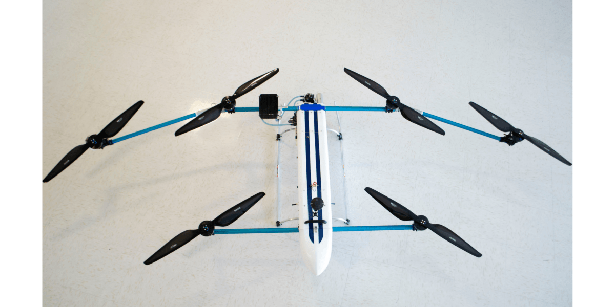 Gas-electric hybrid drone