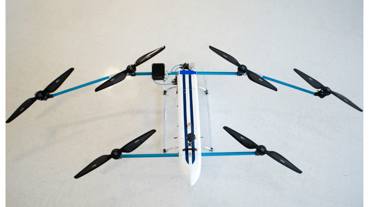 Gas-electric hybrid drone