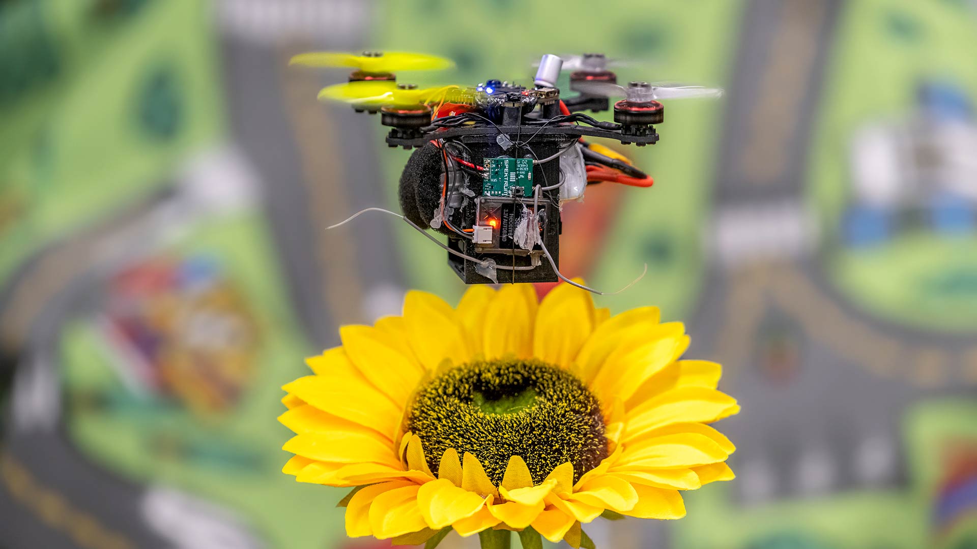 Tiny drone pollinates crops artificially to help tired bees DroneDJ