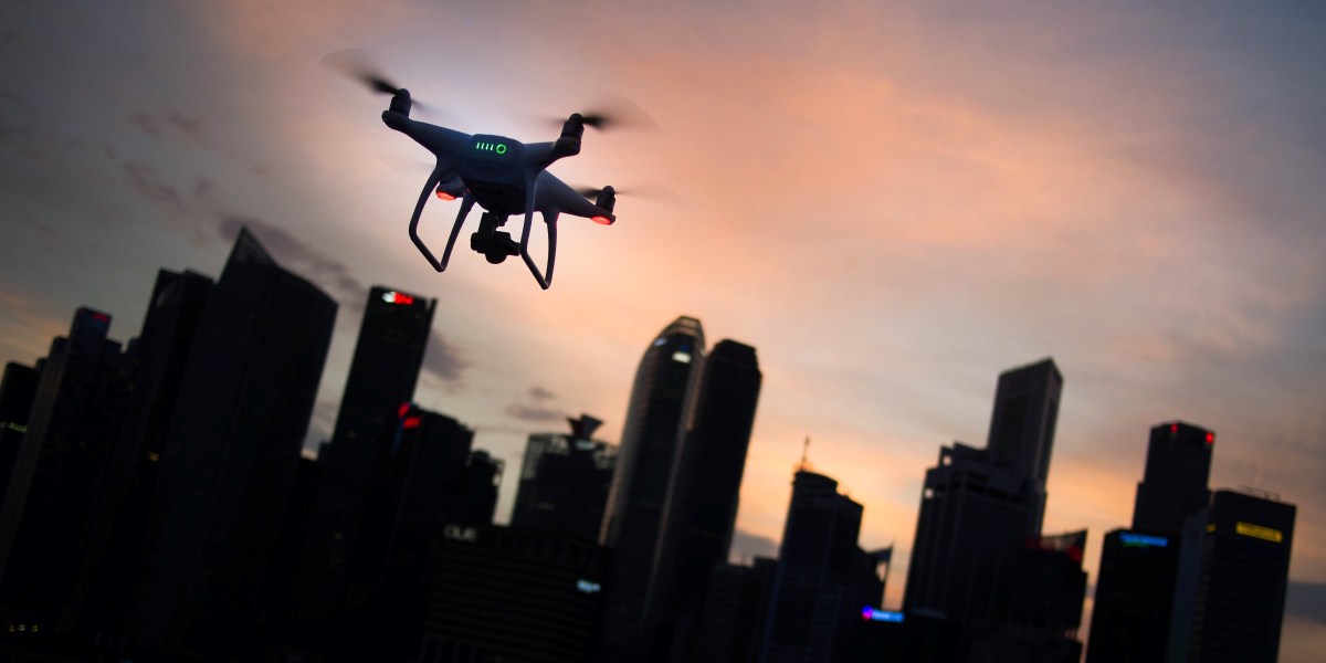 lucknow safe city project drone surveillance