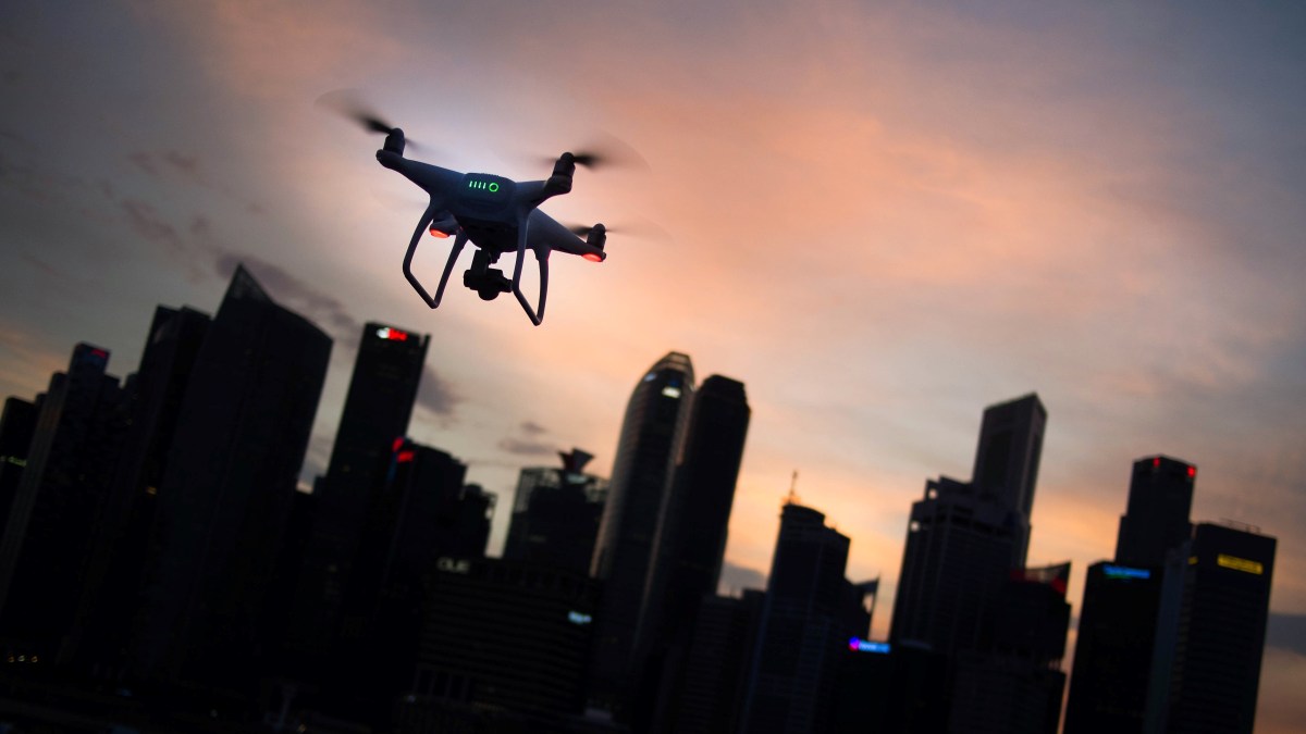 lucknow safe city project drone surveillance