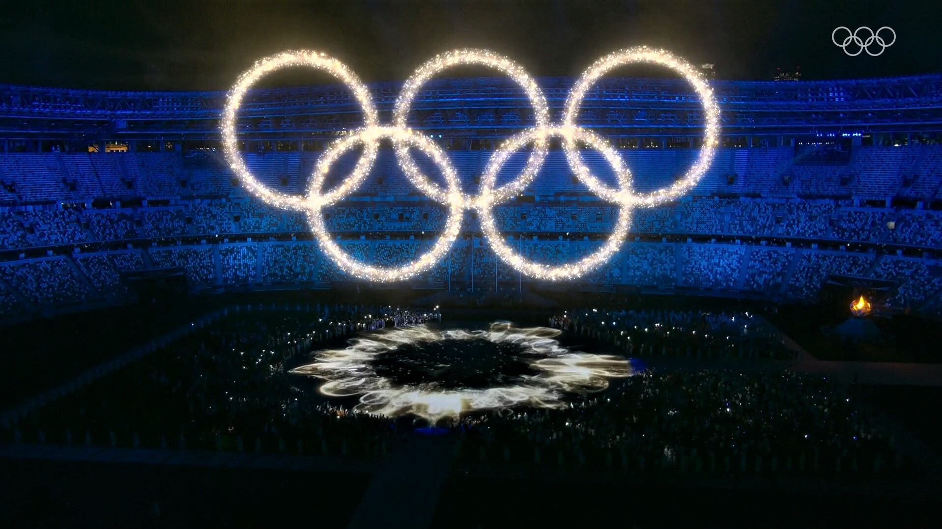 Tokyo Olympics closing ceremony special effects, secret drone light show