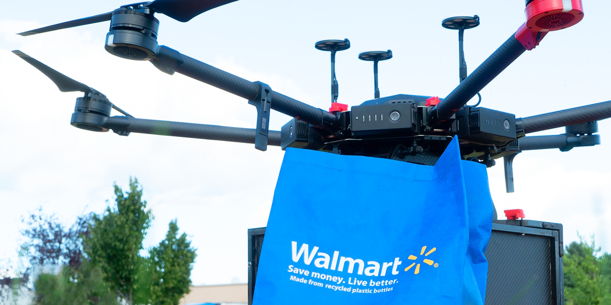 walmart golocal delivery drone