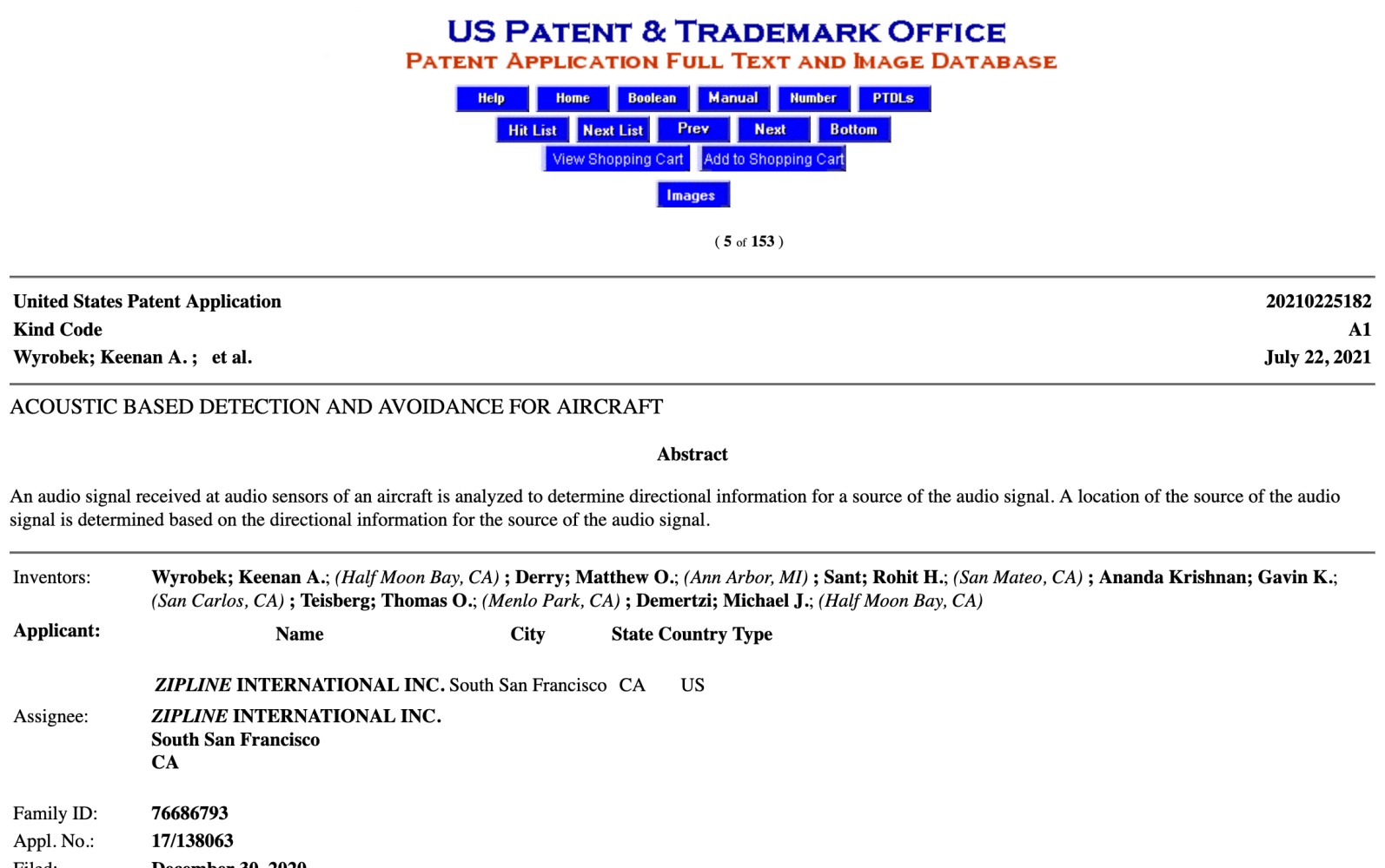 drones audio detection