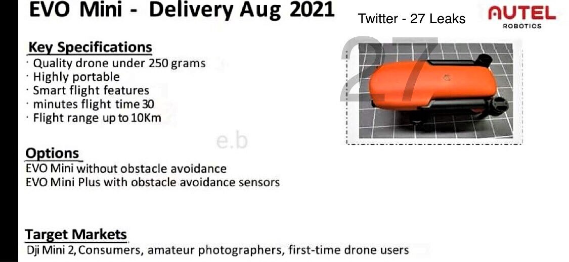 Video shows 'secret' Autel EVO Lite, Nano mini drones in the wild - DroneDJ