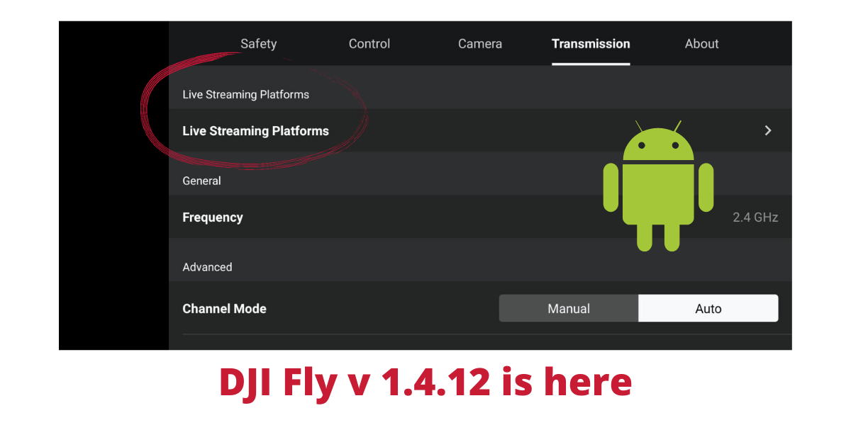 dji fly app update v 1.4.12