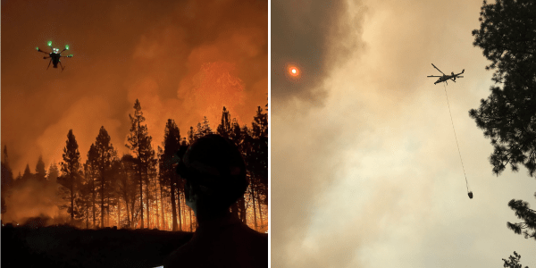 nasa drones wildfires