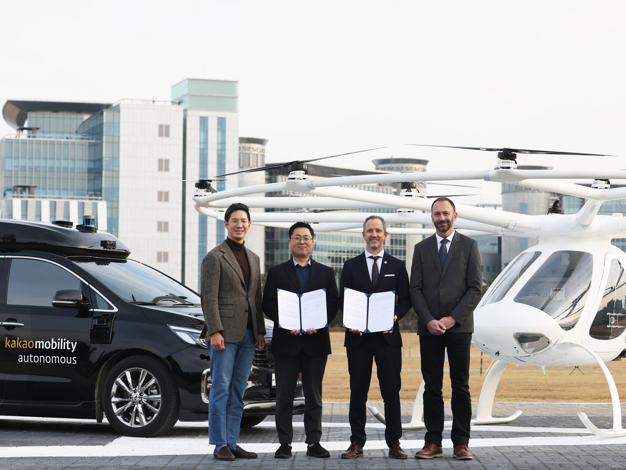 Volocopter и Kakao Mobility изучают потенциал UAM в Южной Корее