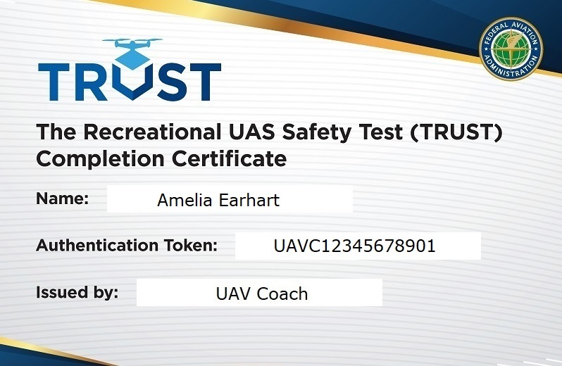 TRUST Certificate Example