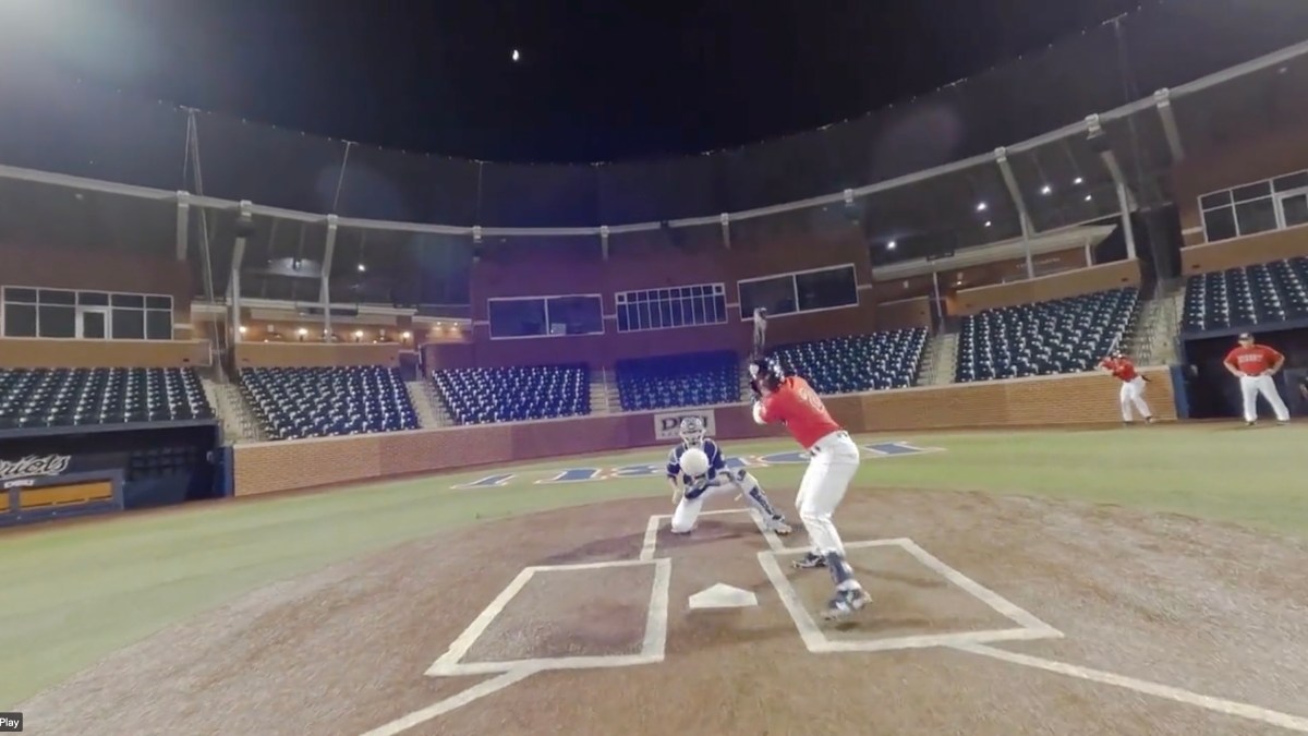 drone baseball video