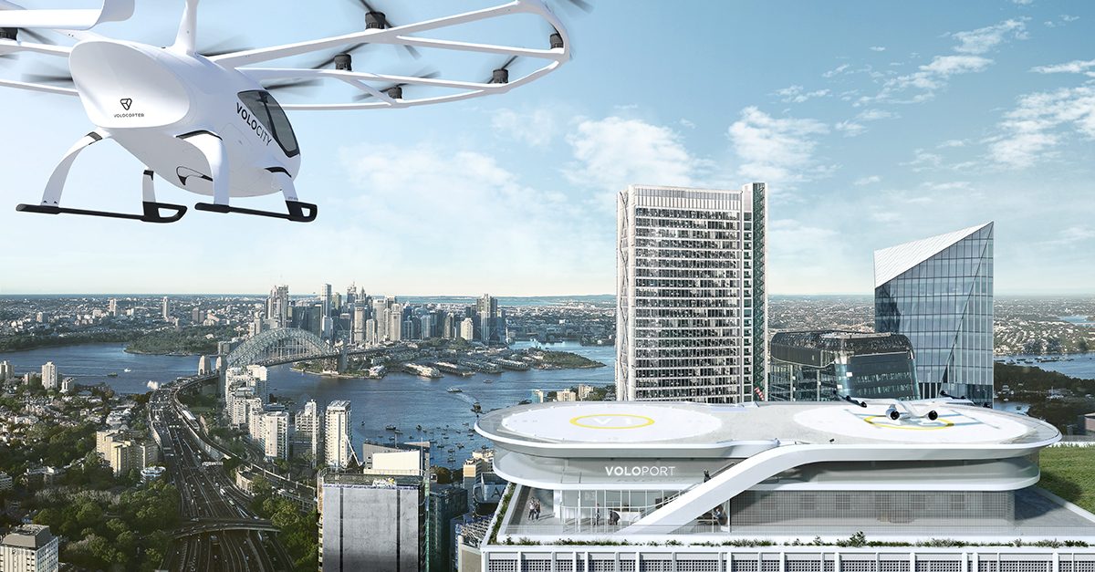 VoloPort Volocopter станет «руководством» для будущих вертипортов eVTOL