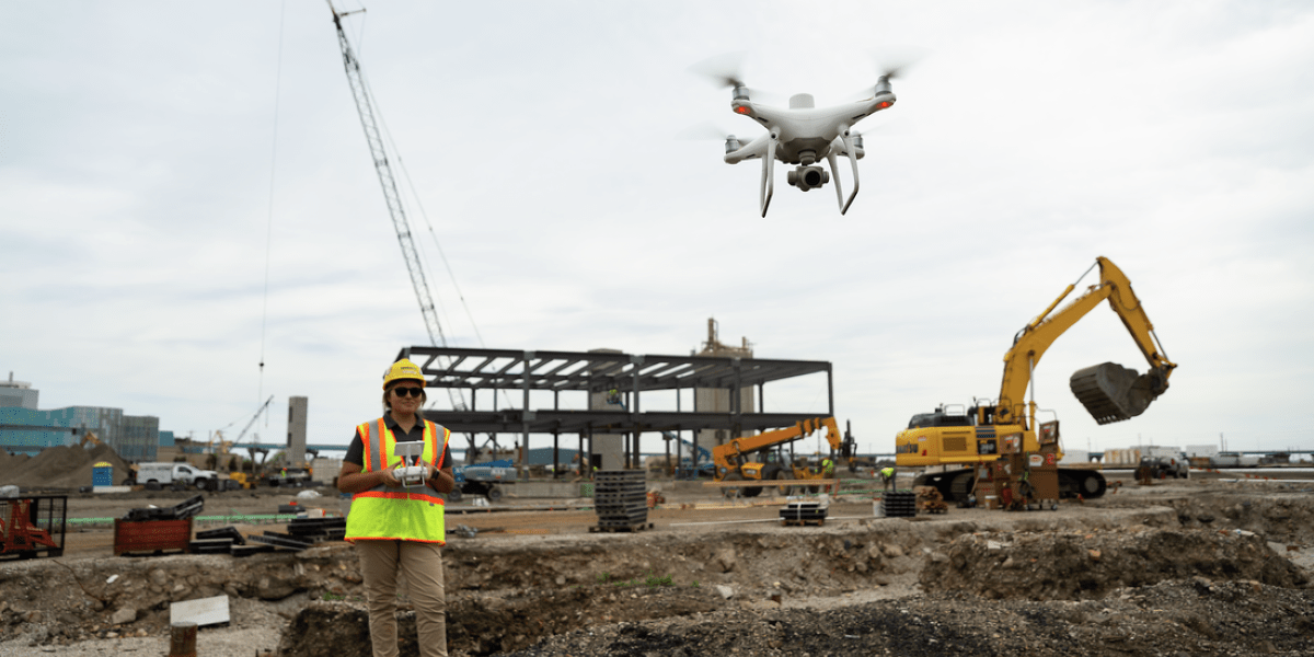 komatsu smart construction drone