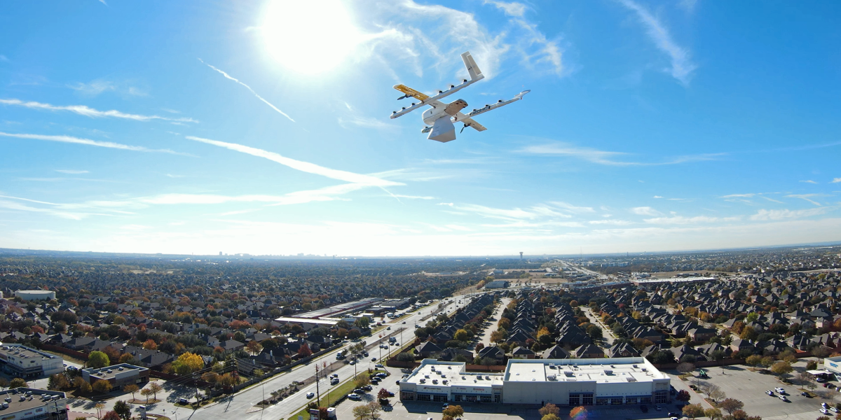 wing drone delivery