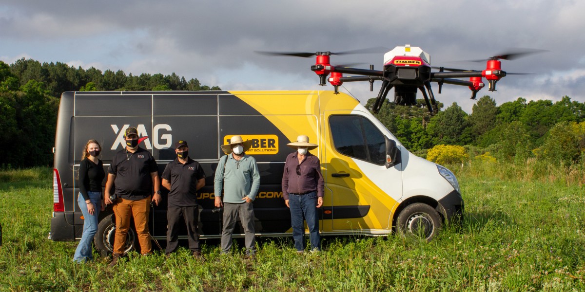 XAG tree-planting drones brazil
