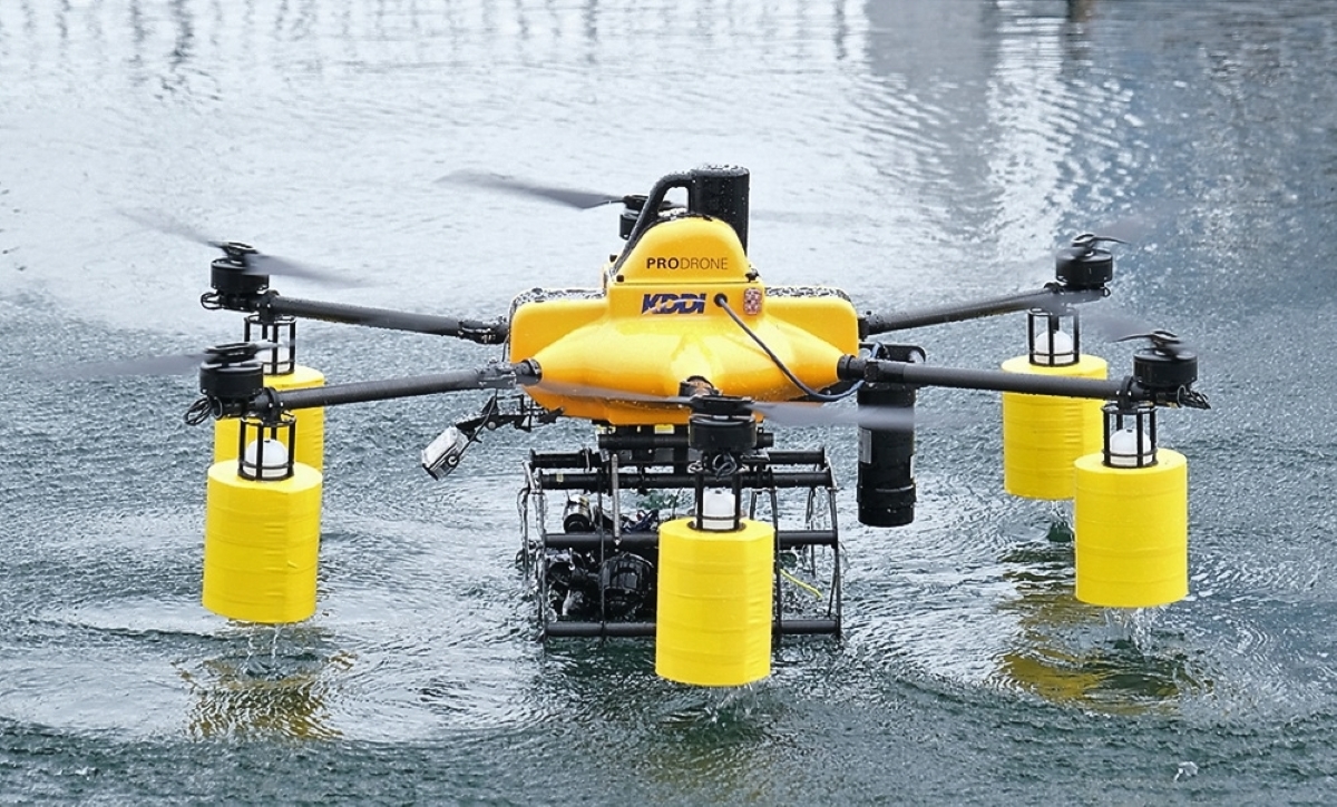 This works both in the air and at sea - DroneDJ