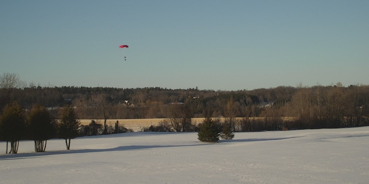 drone delivery parachute avss