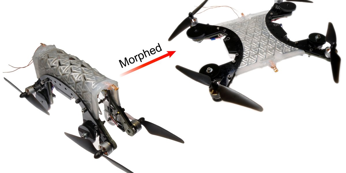 Virginia Tech drone morphing