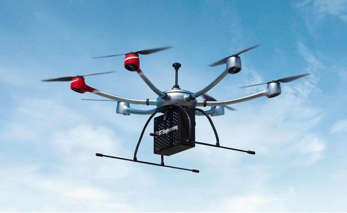 singapore drones delivery