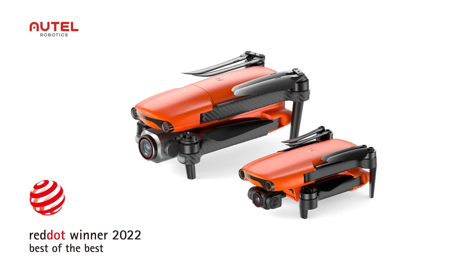 Autel получила награду Red Dot Design Award «Best of the Best» за дроны Lite+ и Nano+