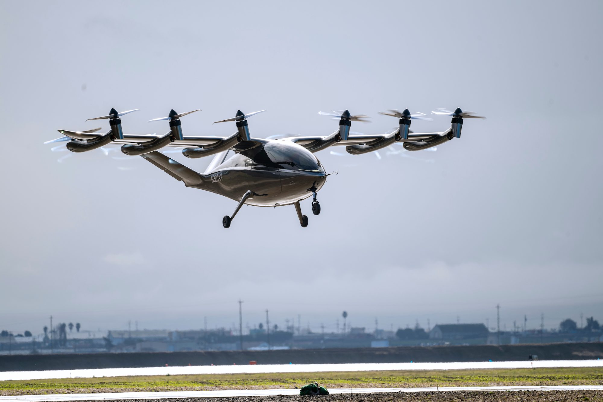 Воздушное такси Archer eVTOL получило технические характеристики летной годности от FAA