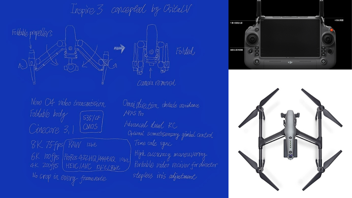 dji rumors inspire 3