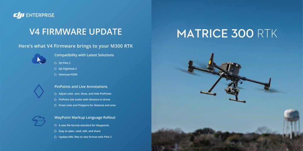 DJI m300 drone firmware update