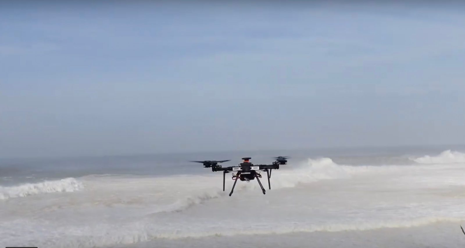 drone wave surfers