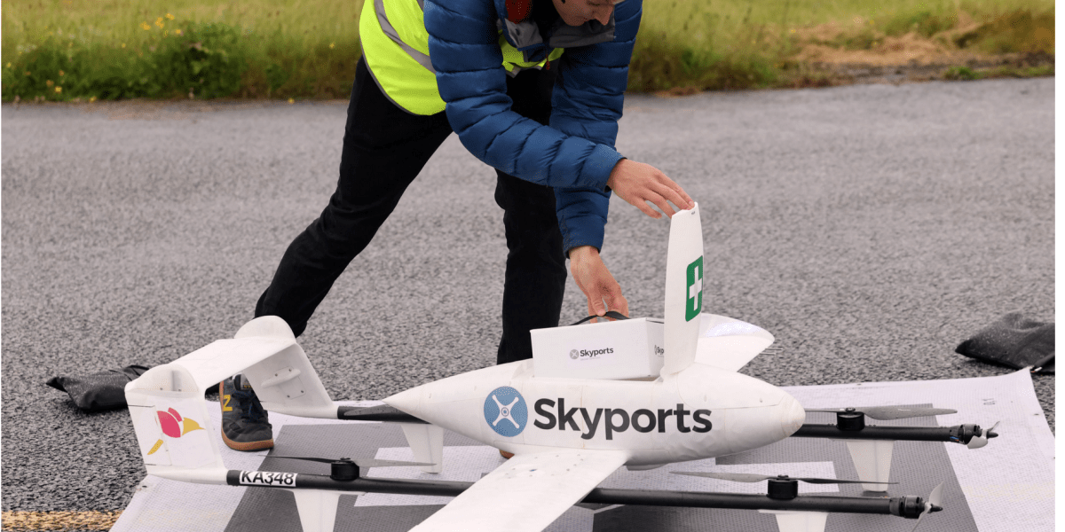 Skyports drone deliveries Scotland