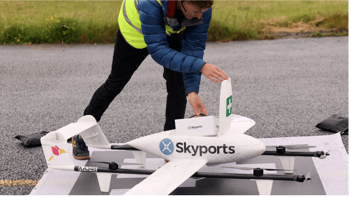 Skyports drone delivery