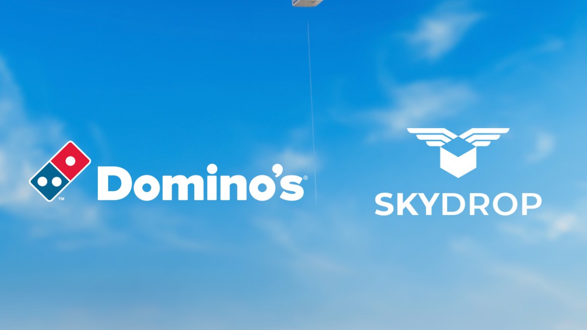 SkyDrop Domino's drone deliveries