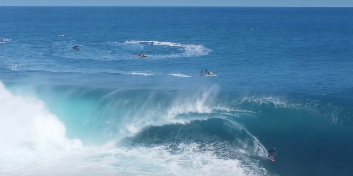 drone videos surfers