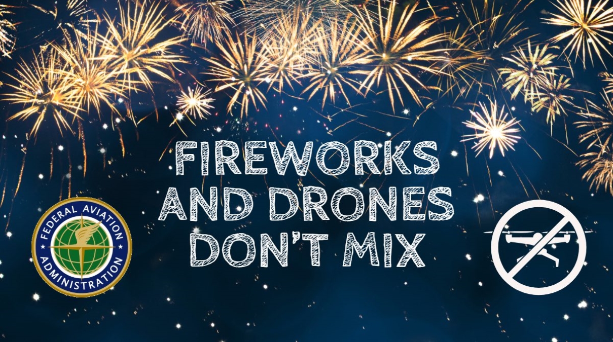 faa drones fireworks