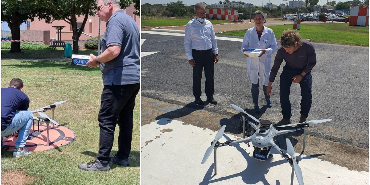 flightops medical drone delivery israel
