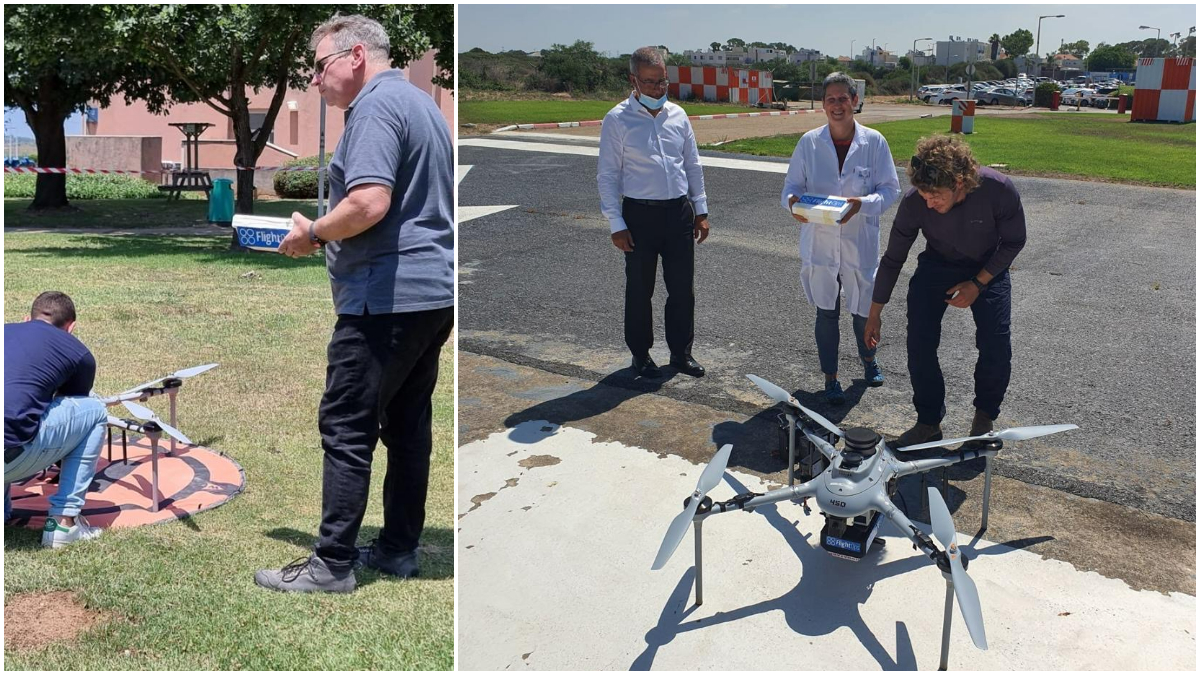 flightops medical drone delivery israel