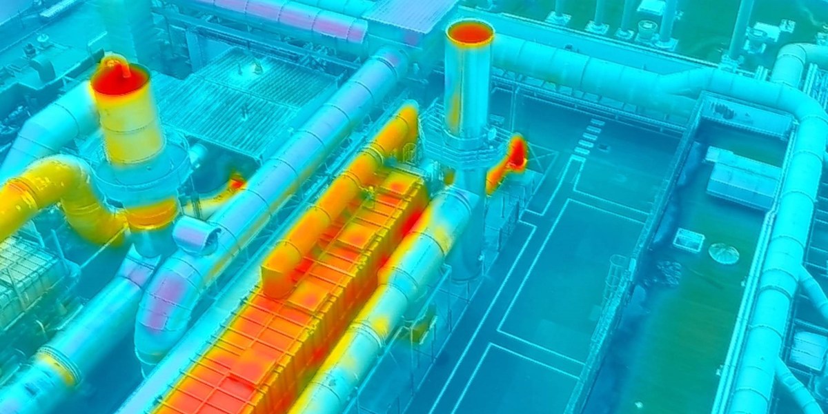 European chemical manufacturer uses thermal drones for daily risk analysis