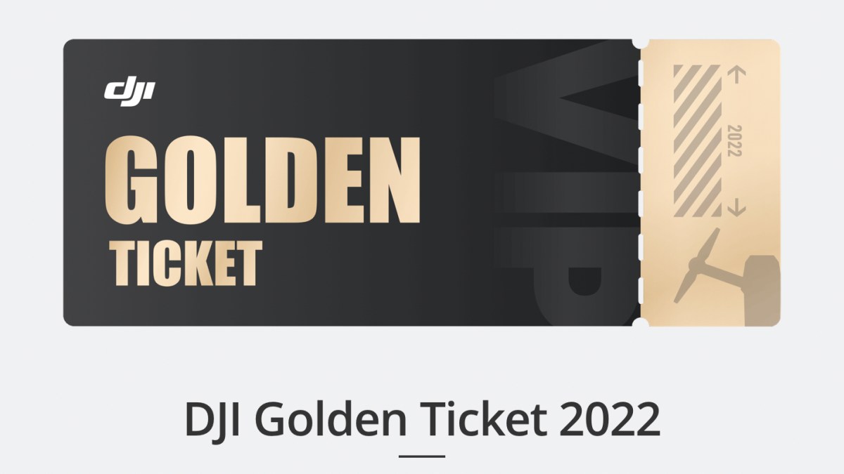 dji avatar golden ticket 2022