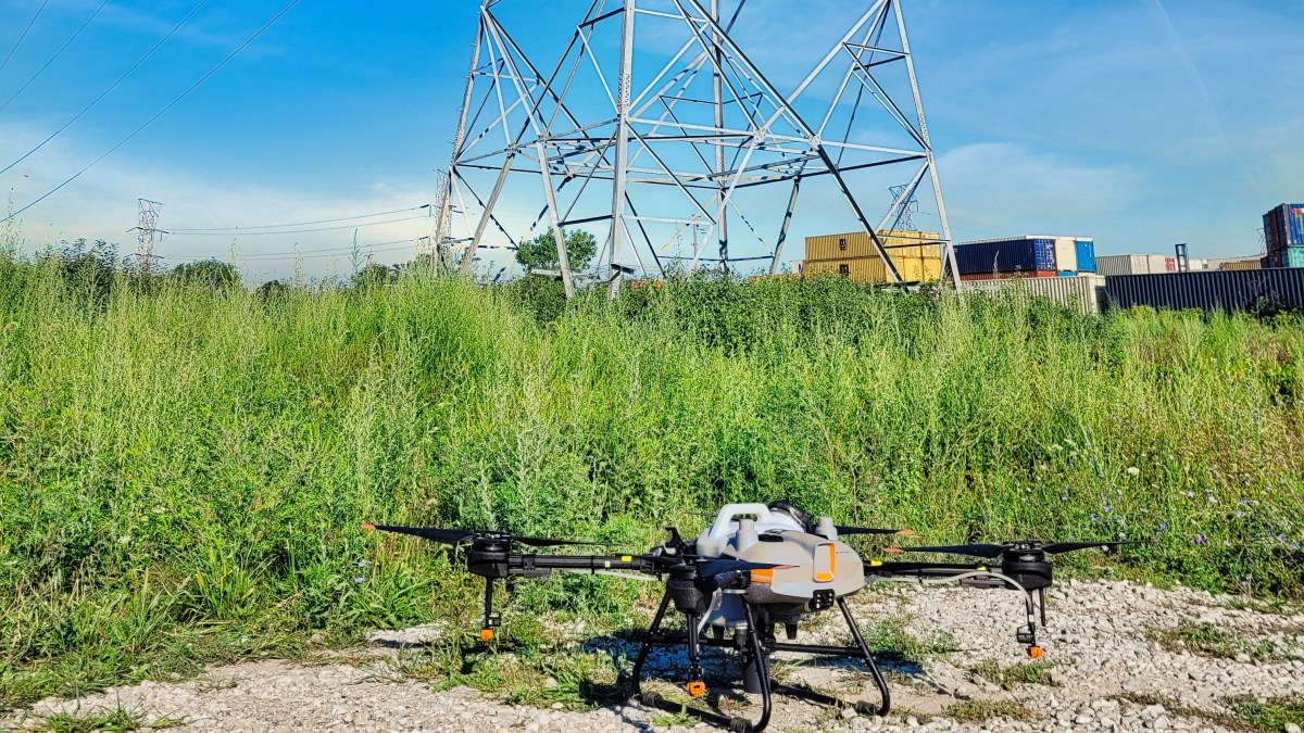 comed drone utility vegetation management