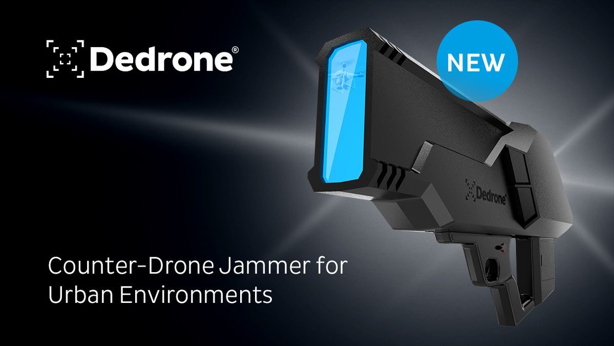 Представлен ручной контр-БПЛА DedroneDefender от Dedrone