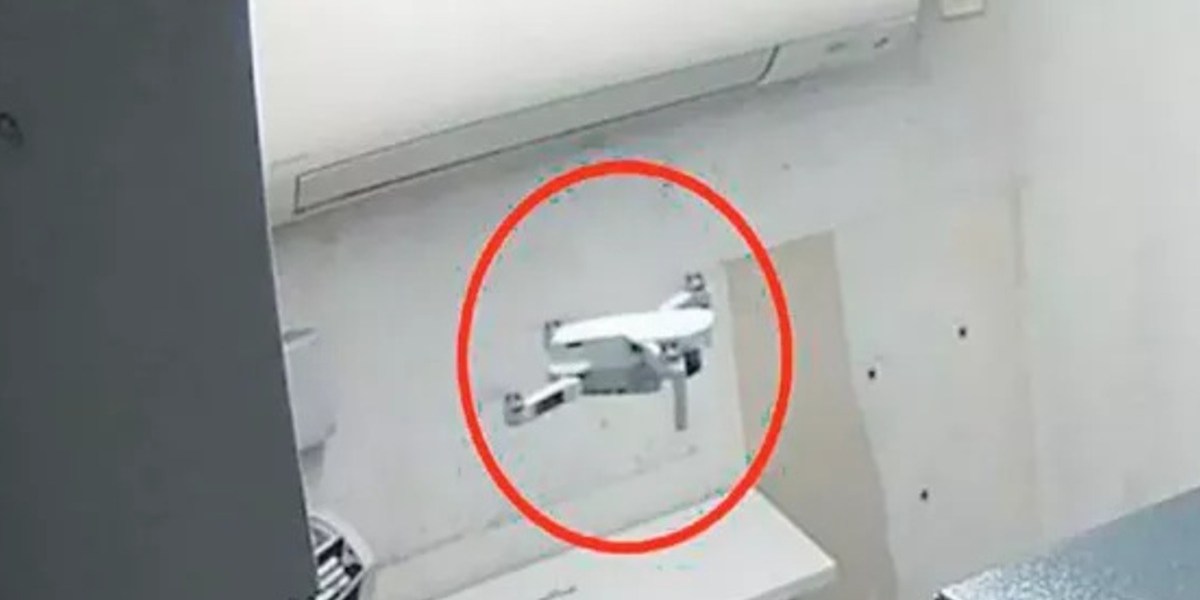 dji mini drone atm theft france robbery