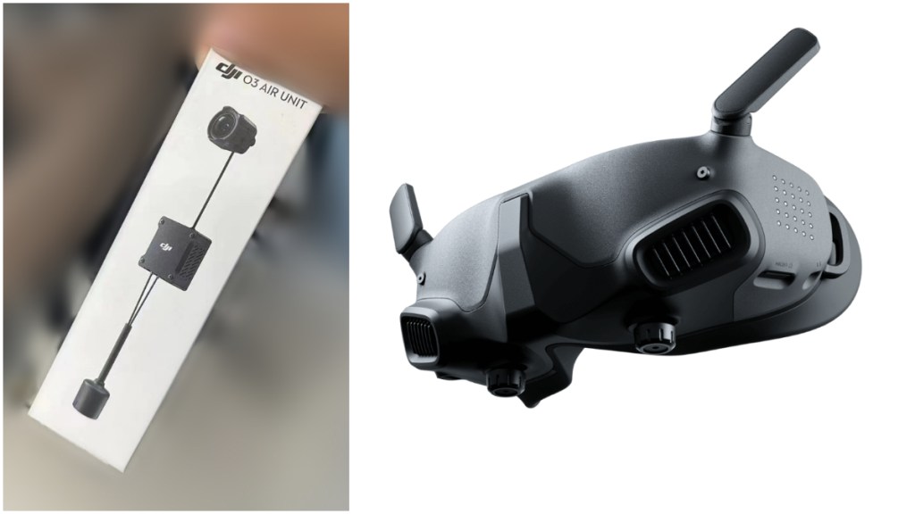 New DJI leaks reveal O3 Air Unit for FPV drones, Goggles Lite